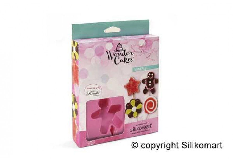 SILIKOMART STAMPO SILICONE BABY LECCA LECCA GINGER LOLLIPOP DOLCI POP 02